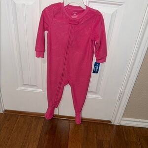 Carter's Bright Pink Footed One Piece